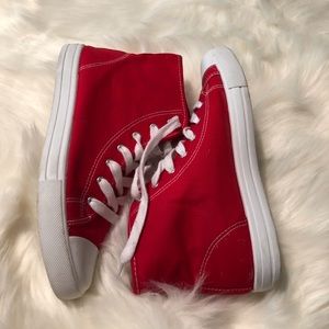 Forever 21 Shoes - Forever 21 Red High Top Sneakers Forever 21 Shoes - Forever 21 Red High Top Sneakers